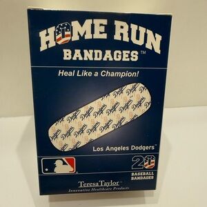 MLB Los Angeles Dodgers Baseball Home Run bandages team logo 20ct New